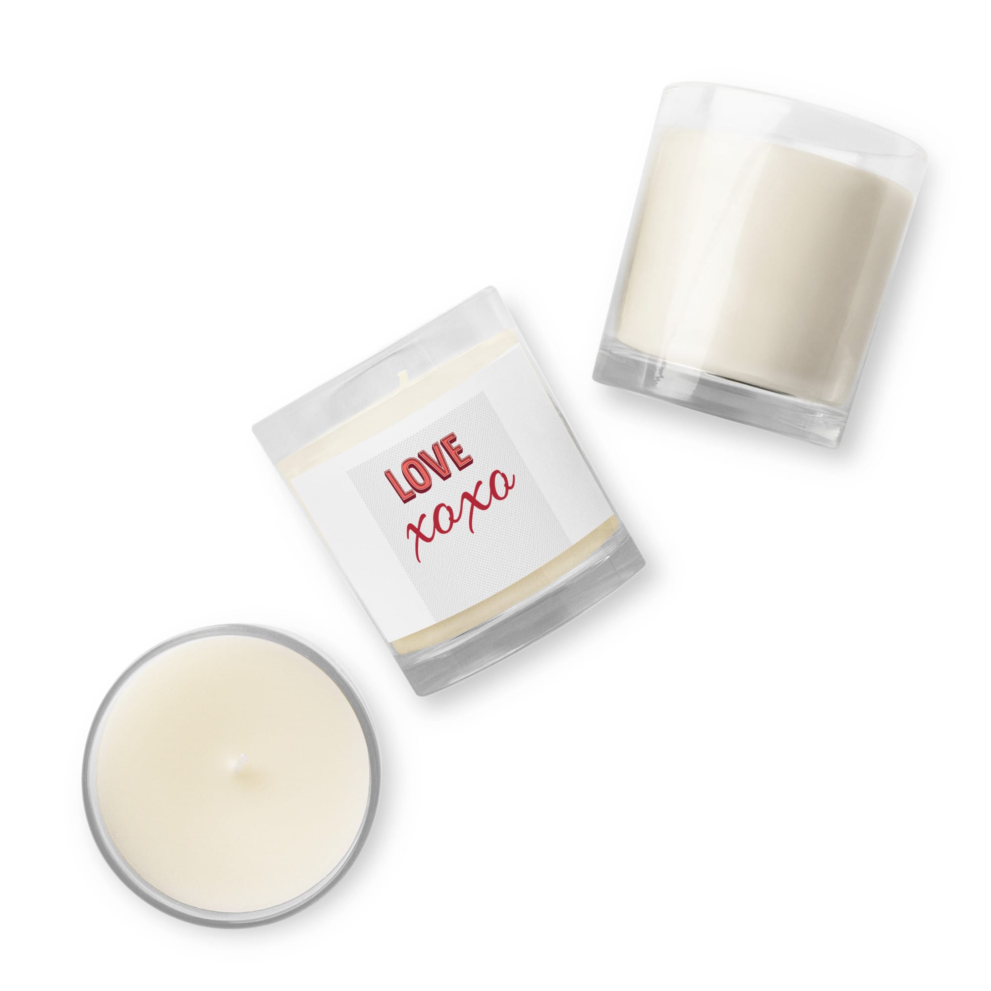 Glass jar soy wax candle CANDLE Styled Society xoxo 